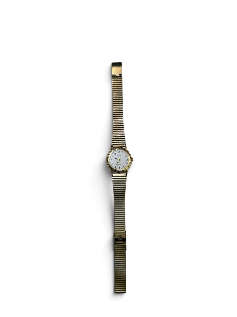 ELEMIS Gold-Tone Quartz Watch with White Dial